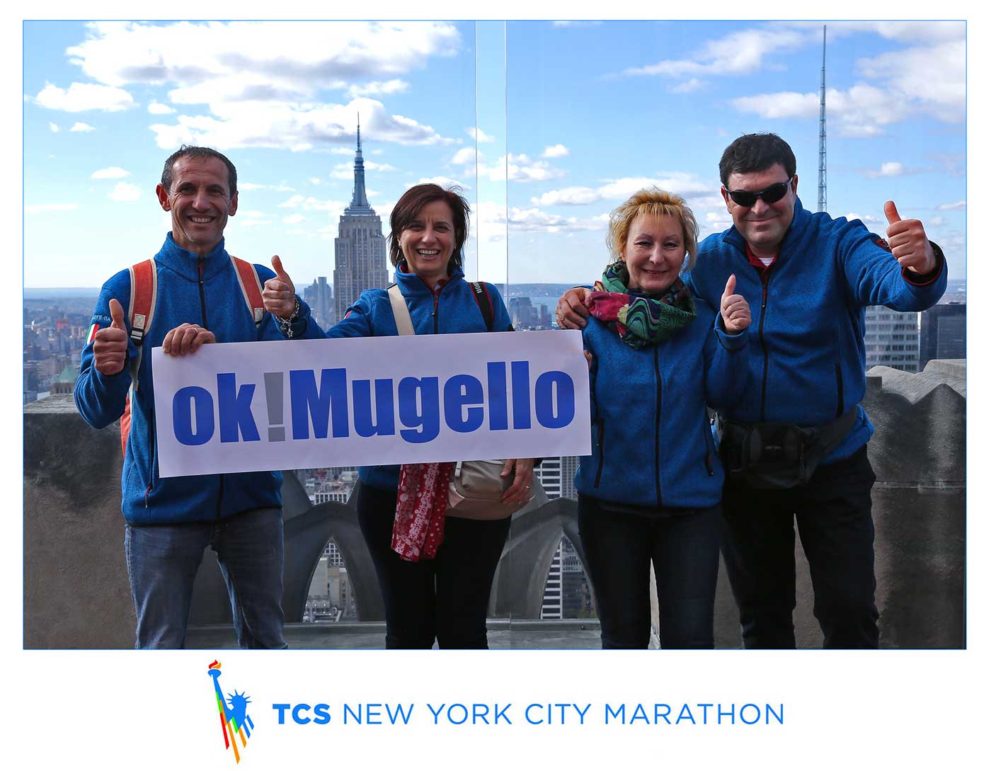 New York Marathon. Guidalotti alla Parata delle Nazioni