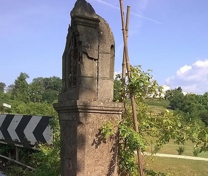 Il ponte di Sasso e il suo tabernacolo. Raccolta fondi per il restauro