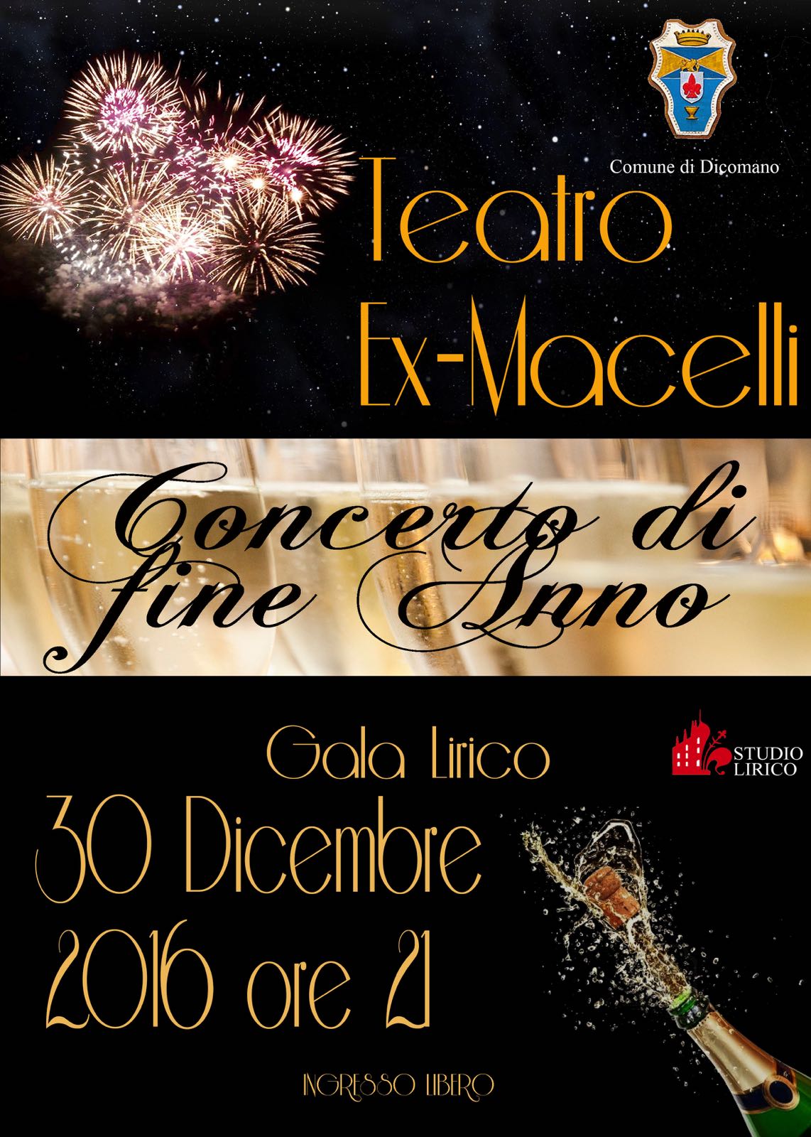 Ex macelli. Il 30 dicembre concerto di fine anno a Dicomano
