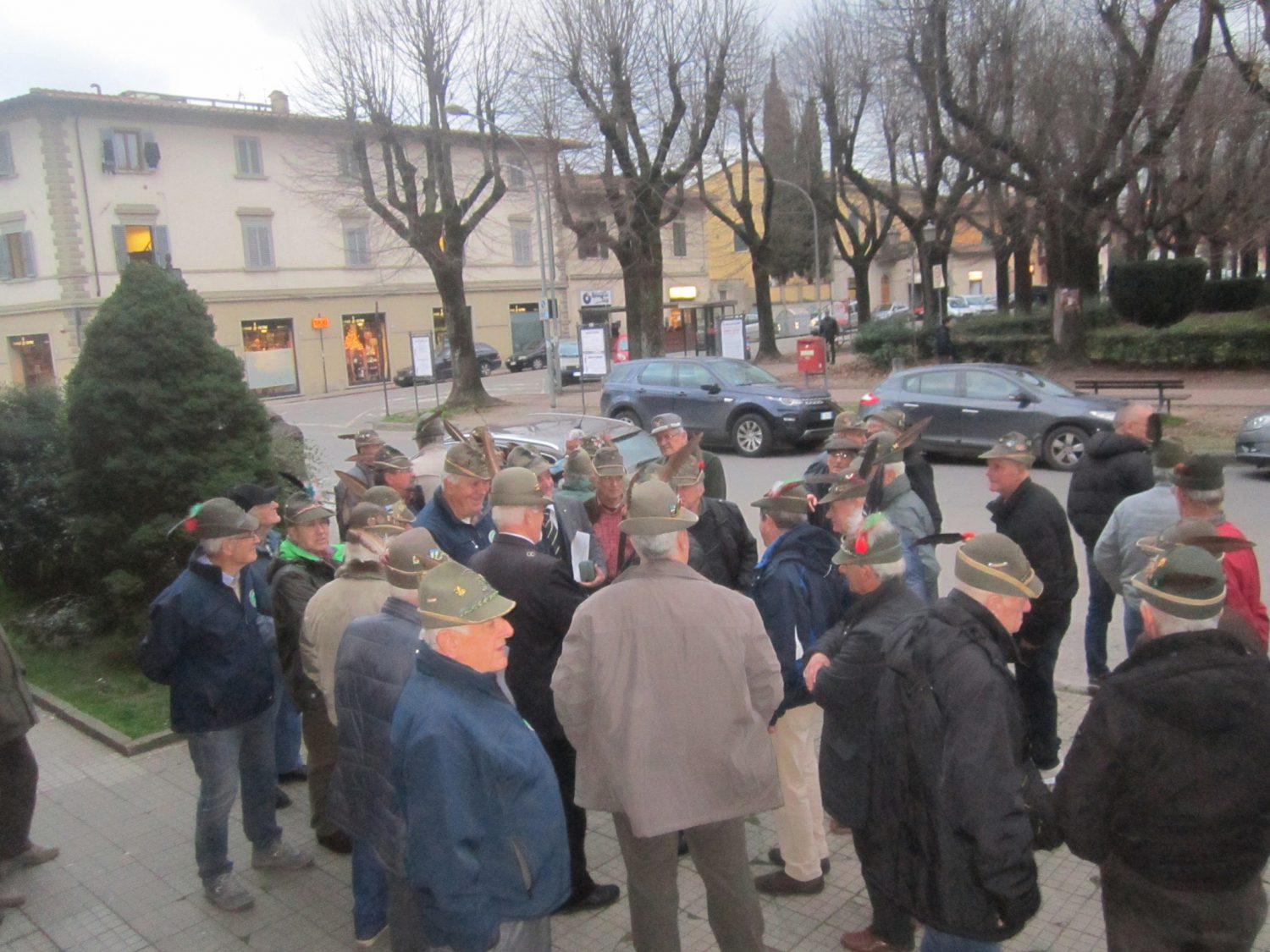 Il presidente nazionale degli Alpini in visita a Borgo. Fotocronaca