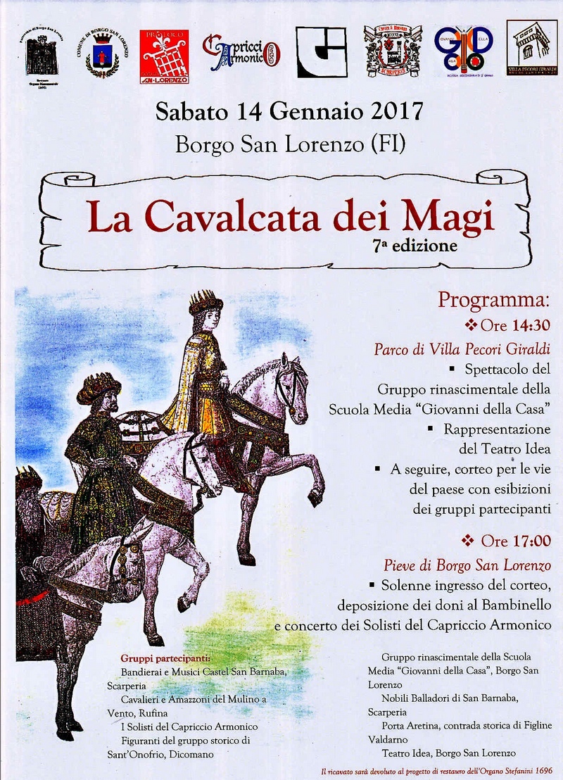 Torna la Cavalcata dei Magi a Borgo. I partecipanti