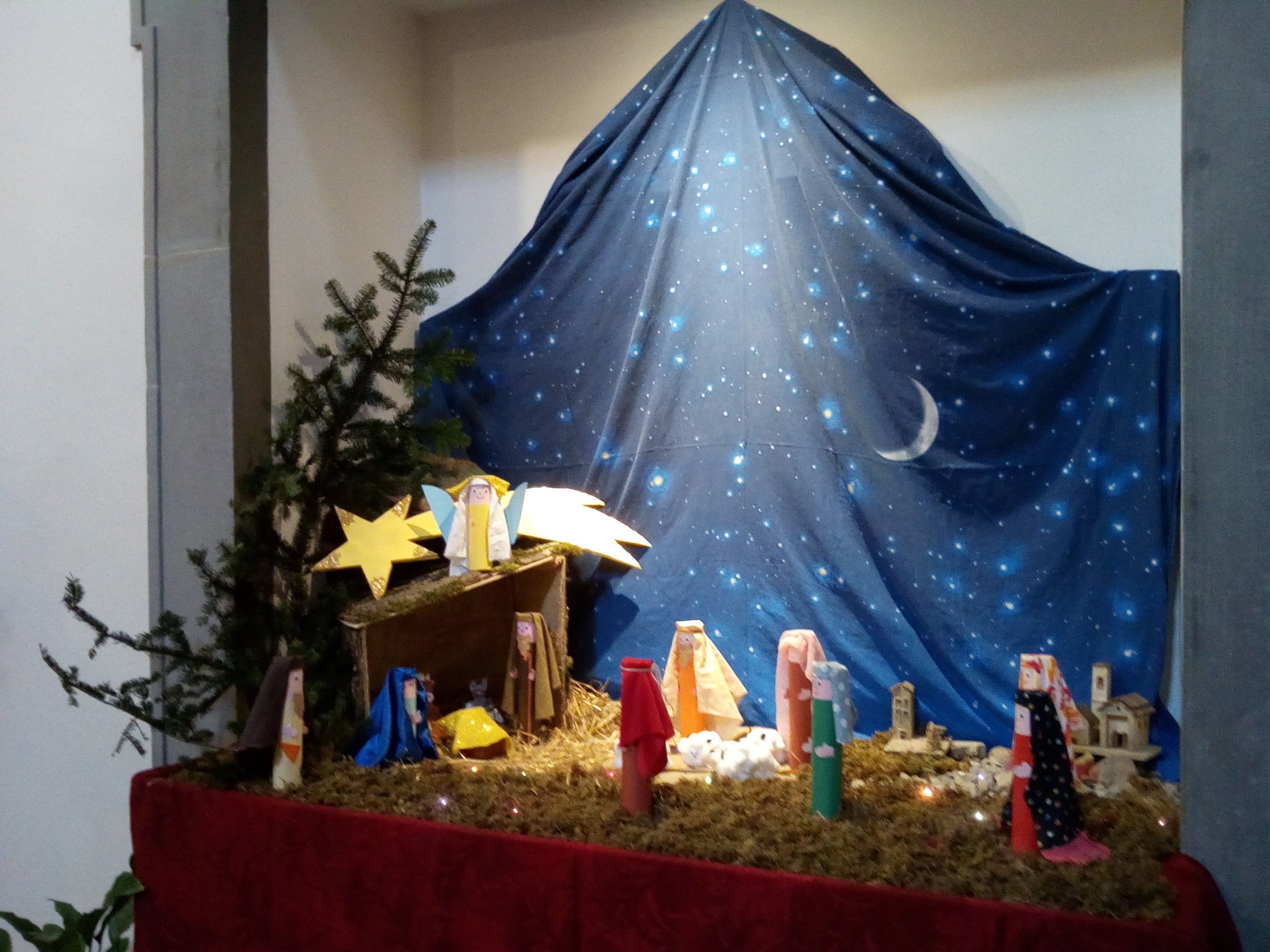 Bambini al lavoro. Anche Ronta ha il suo (piccolo) Presepe