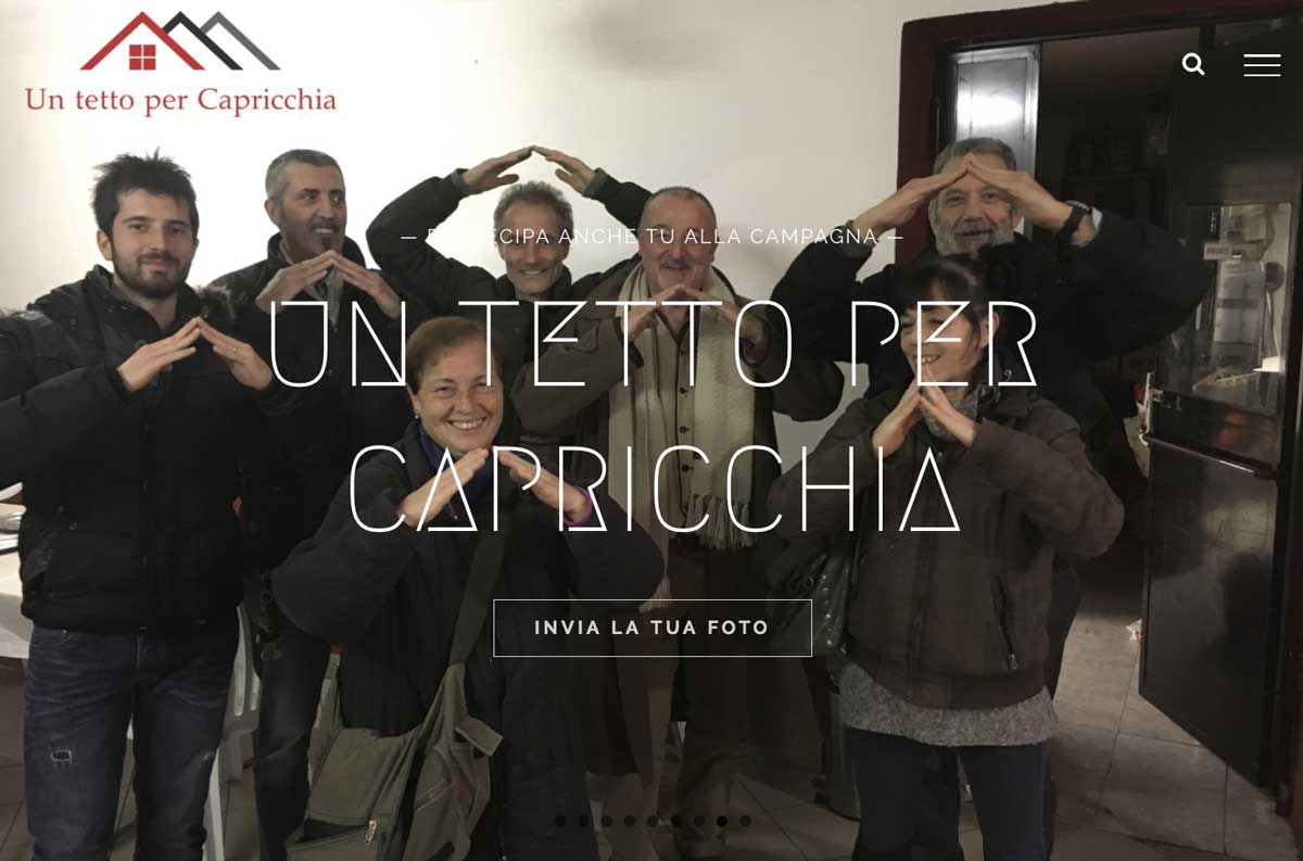 Un Tetto per Capricchia. Lanciata la campagna di solidarieta a favore dei terremotati
