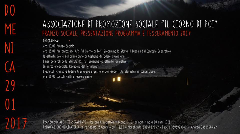 'Il giorno di Poi'. L'associazione si presenta al Podere Giuvigiana