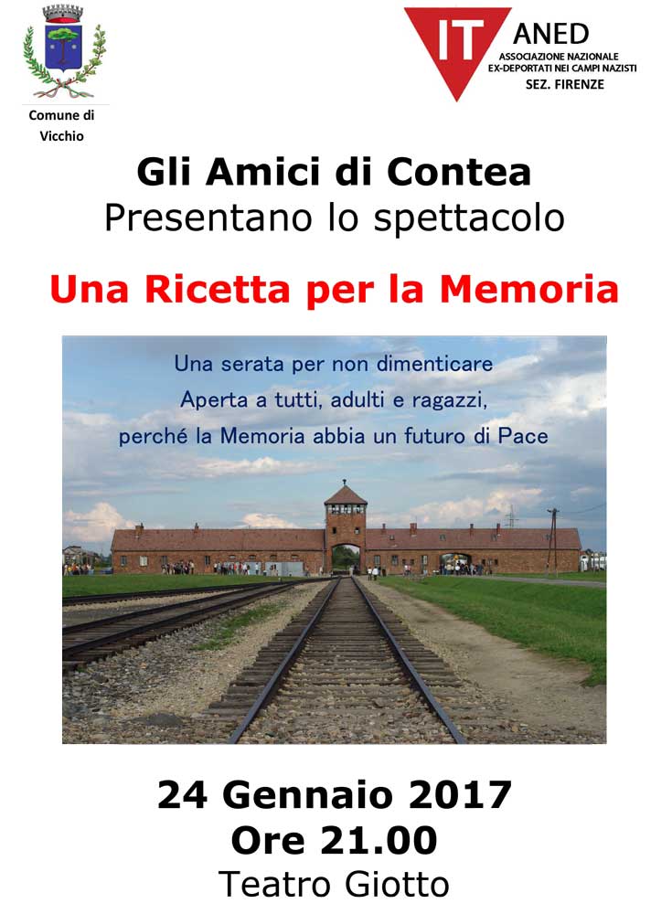 Una ricetta per la memoria. A Vicchio appuntamento per riflettere e ricordare
