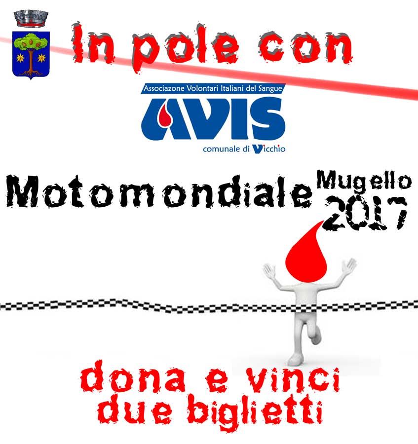 “In pole con AVIS Vicchio”, e vinci il Motomondiale!