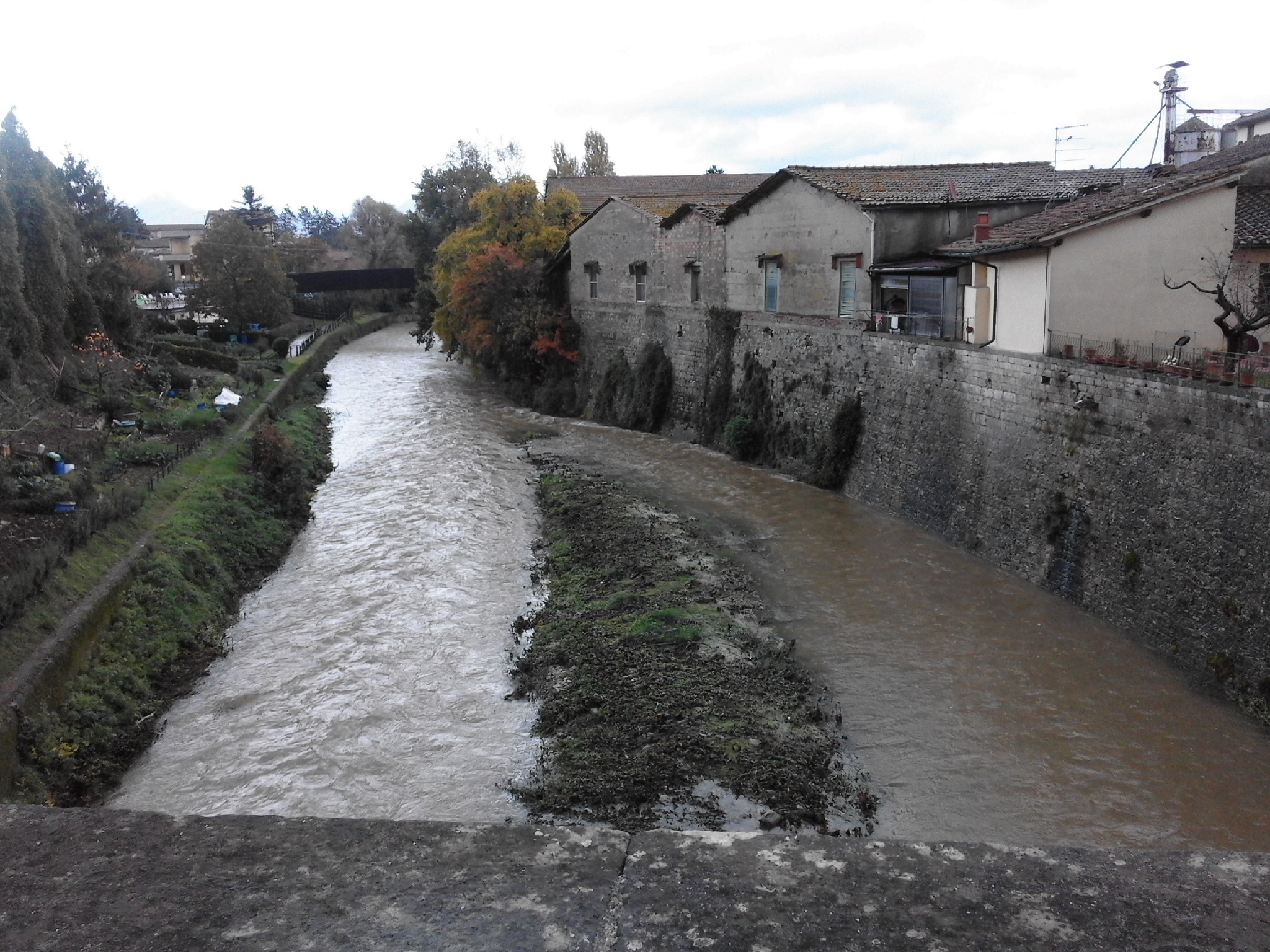 Domenica sera Carza in piena a Vaglia, dopo le piogge
