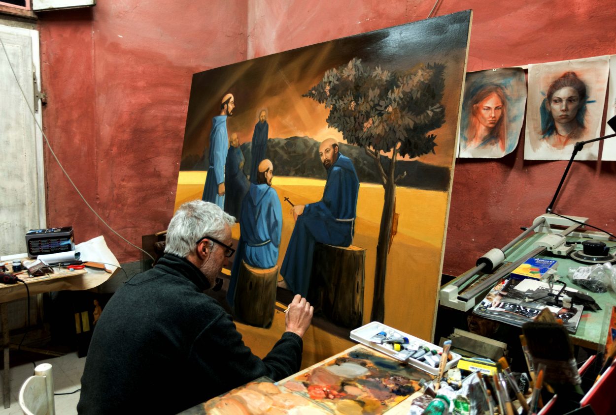 Presentazione e donazione del dipinto “La lezione di San Bonaventura”