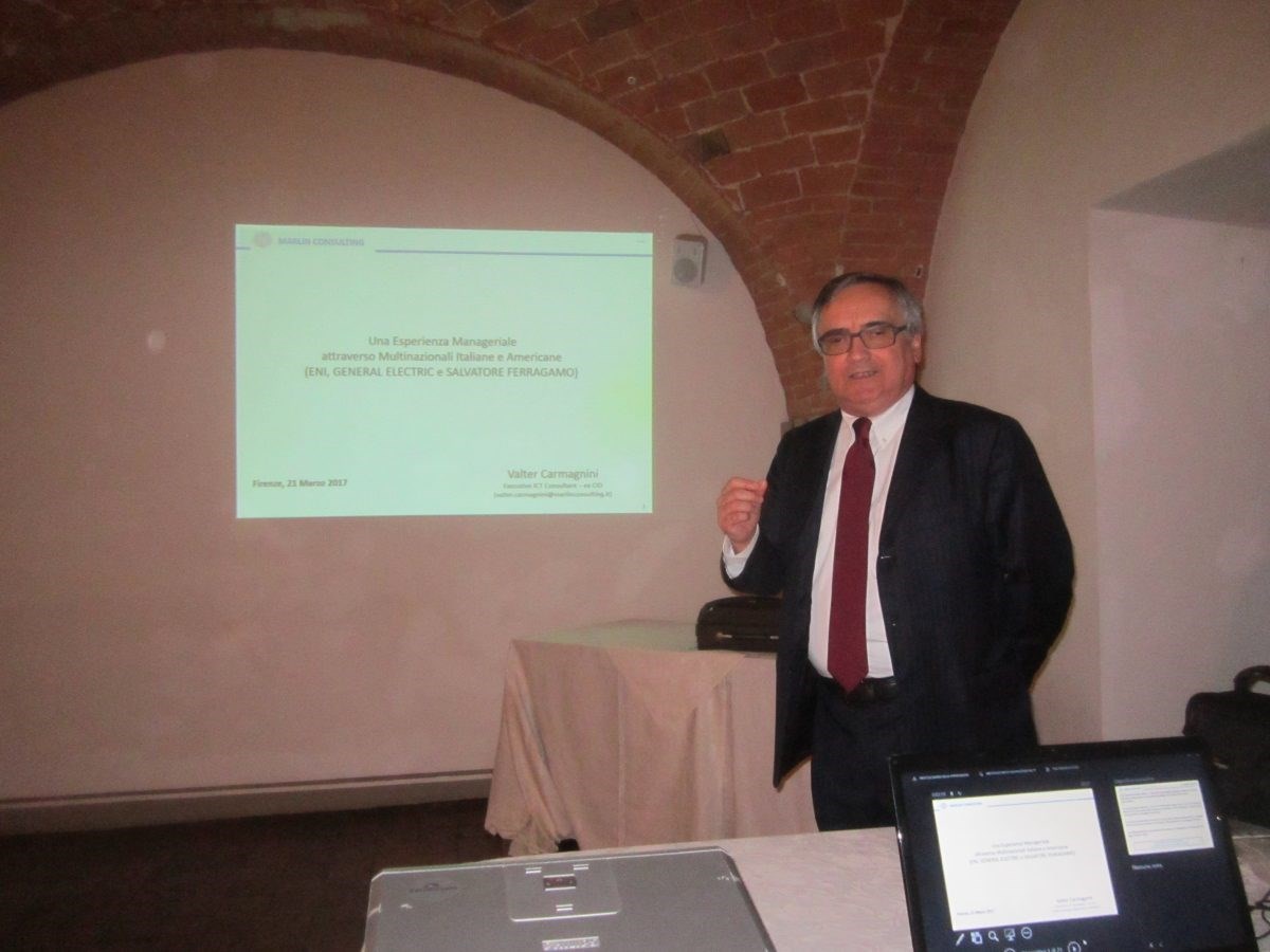 L' esperienza manageriale di Valter Carmagnini raccontata al Rotary Club Mugello