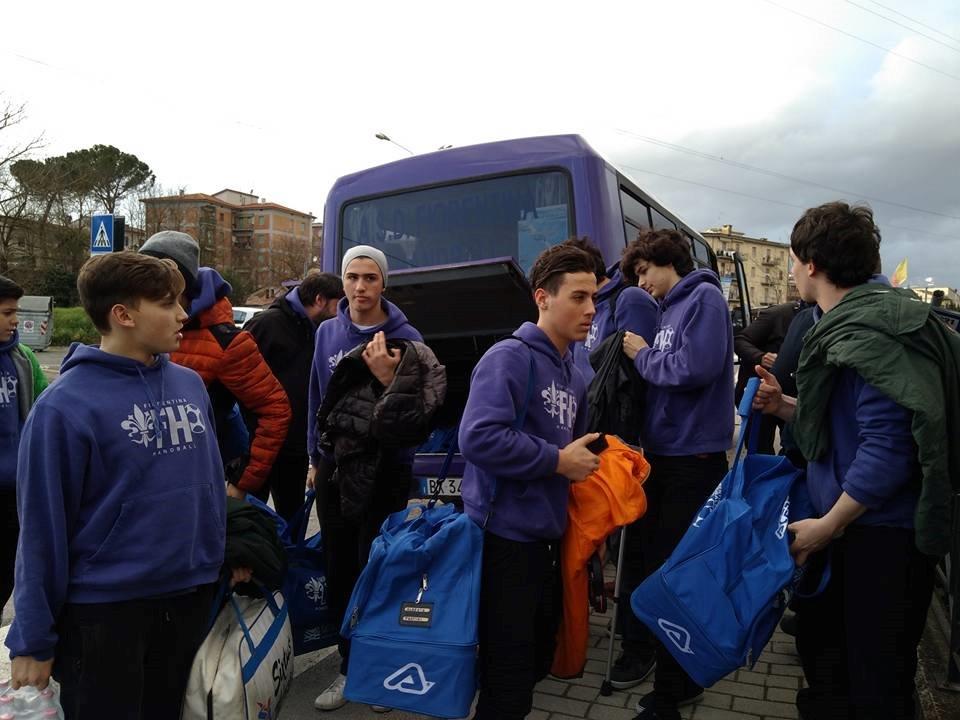 Squadra Under 18 Masch in arrivo a Poggibonsi Sab 04.03.2017