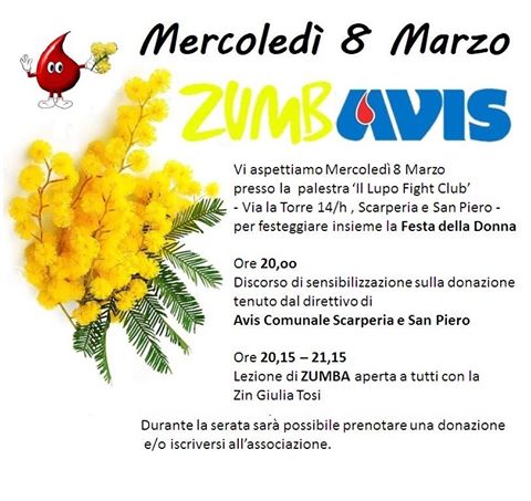 Il nuovo direttivo Avis Scarperia si presenta in occasione della Festa della donna