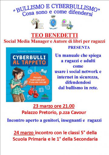 “Cyberbulli al tappeto”. Presentazione libro a Barberino