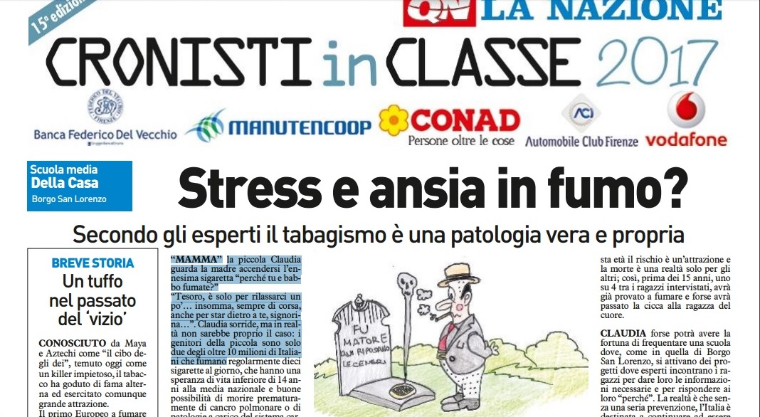 Campionato di Giornalismo. Tocca ai ragazzi di Borgo, i loro articoli
