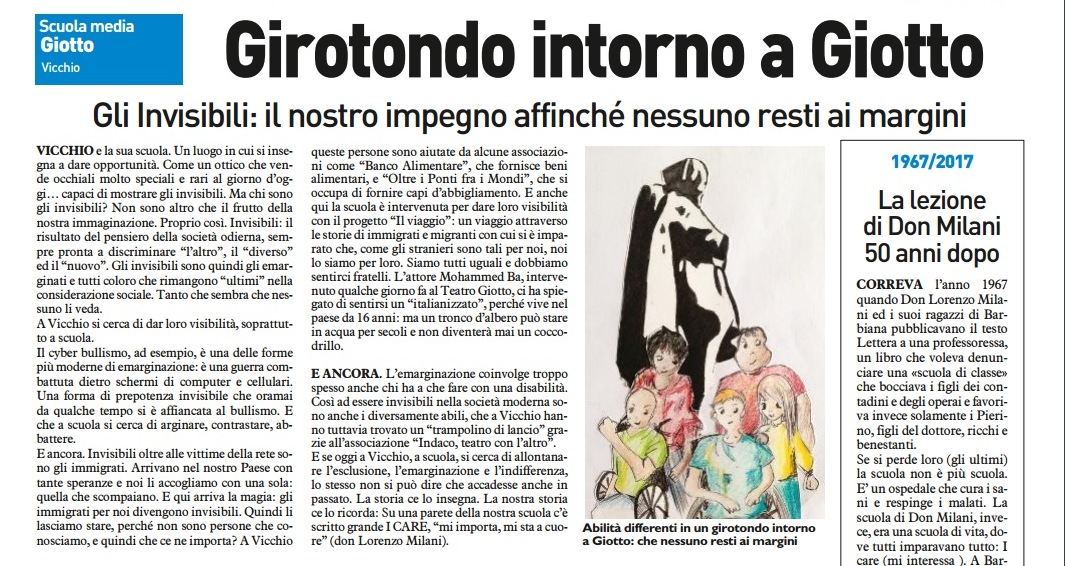 Campionato di giornalismo. Tocca di nuovo a Vicchio, alla IIC