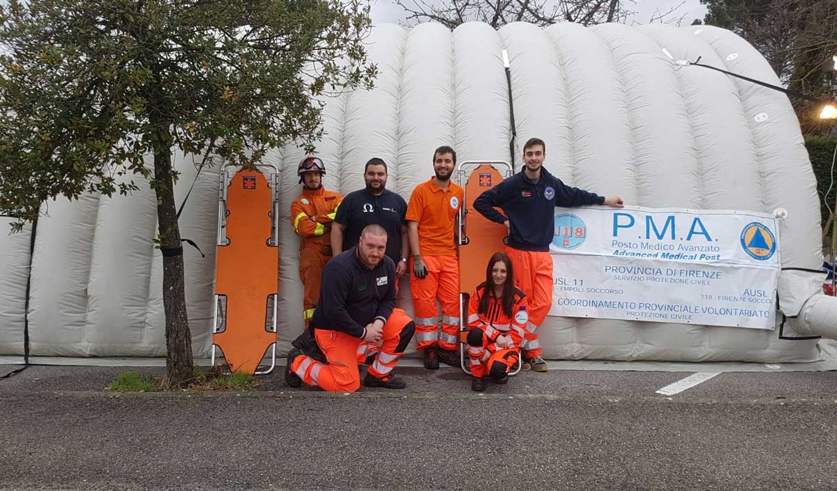 Soccorsi. Prove di esercitazione in Mugello