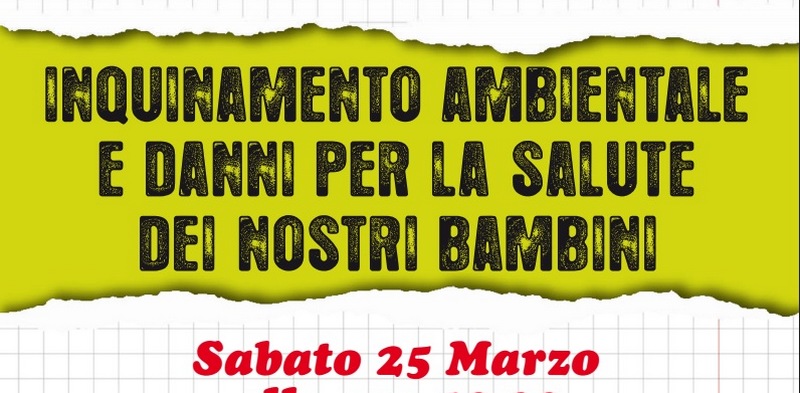 Inquinamento e salute dei bambini, come proteggerli. Se ne parla a San Piero