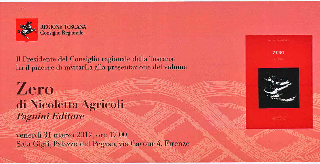 Libri in redazione. “ Zero ” di Nicoletta Agricoli