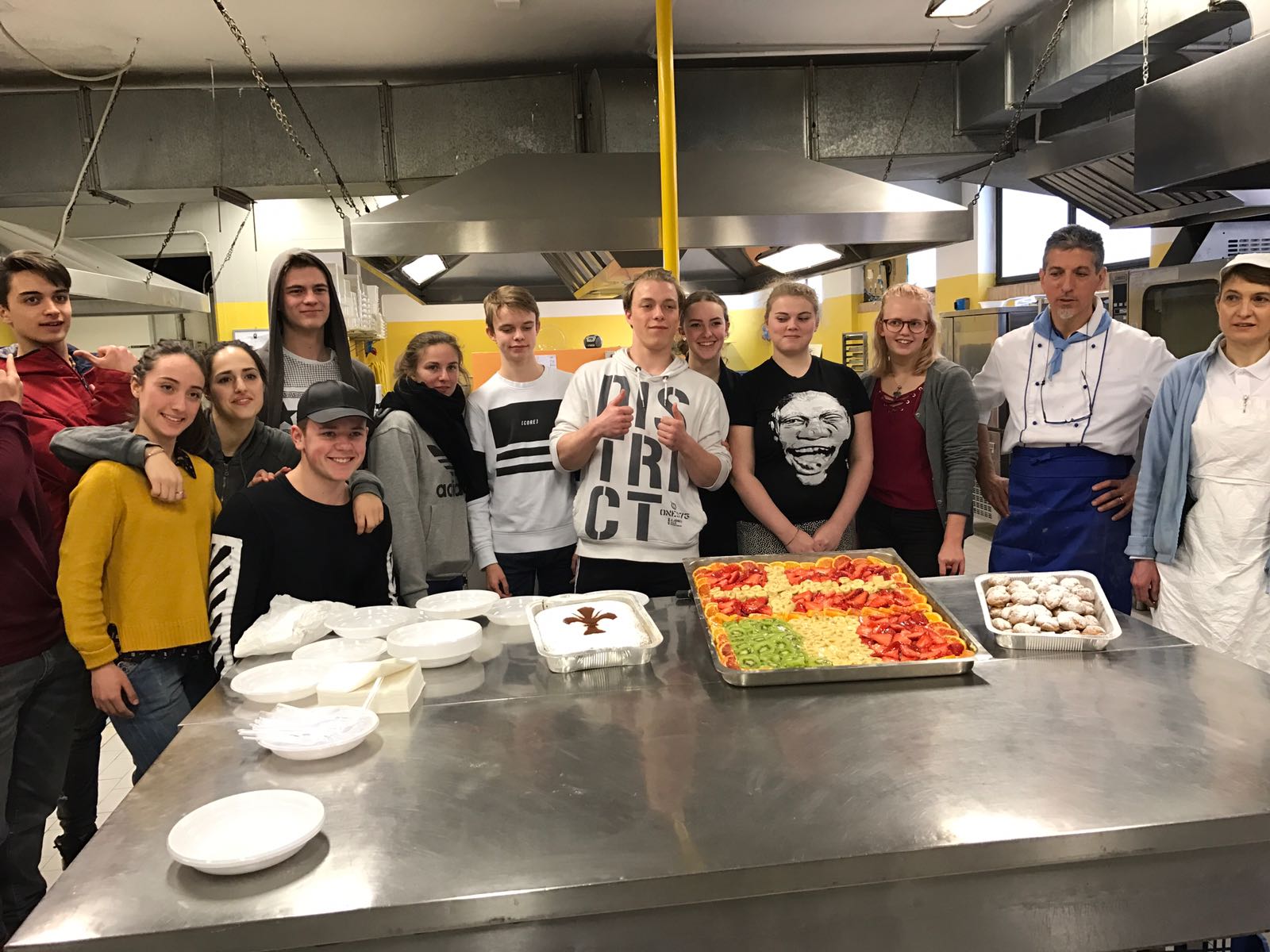 Giotto Ulivi gran finale con gli studenti danesi