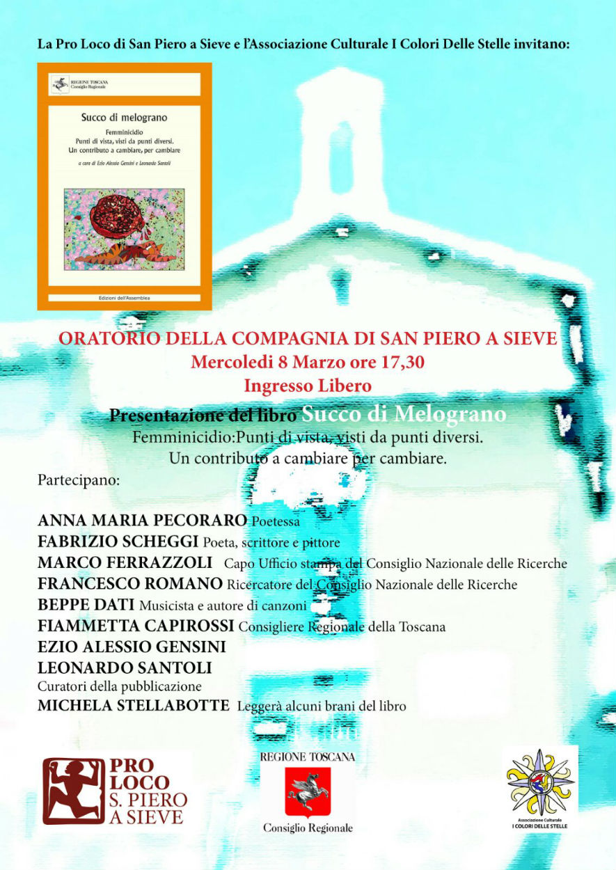 Succo di Melograno di Gensini. Per la Festa della Donna a San Piero a Sieve