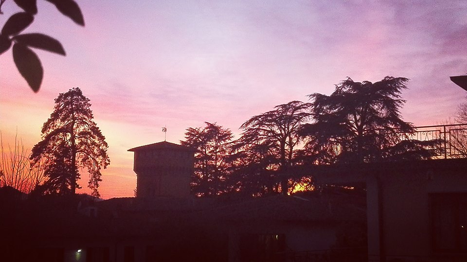 Villa Pecori, il tramonto è da urlo