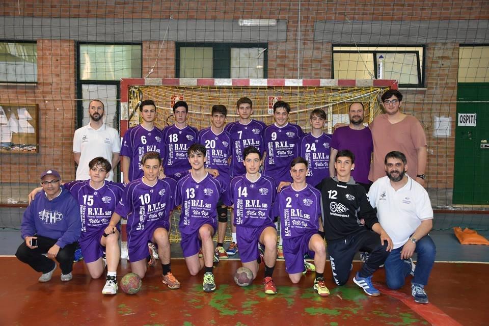 Under 18 Masch FH con Tecnici e Dirigenti a Grosseto Sab 08.04.2017