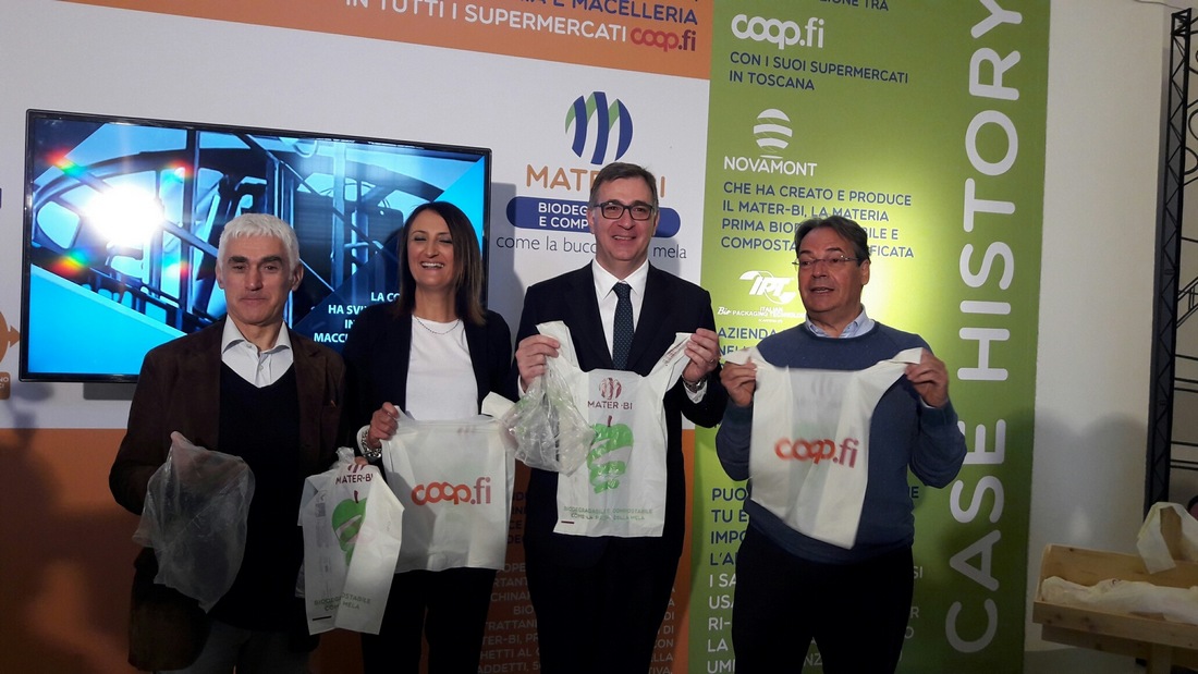 Unicoop presenta le nuove buste in Mater B. Made in Scarperia