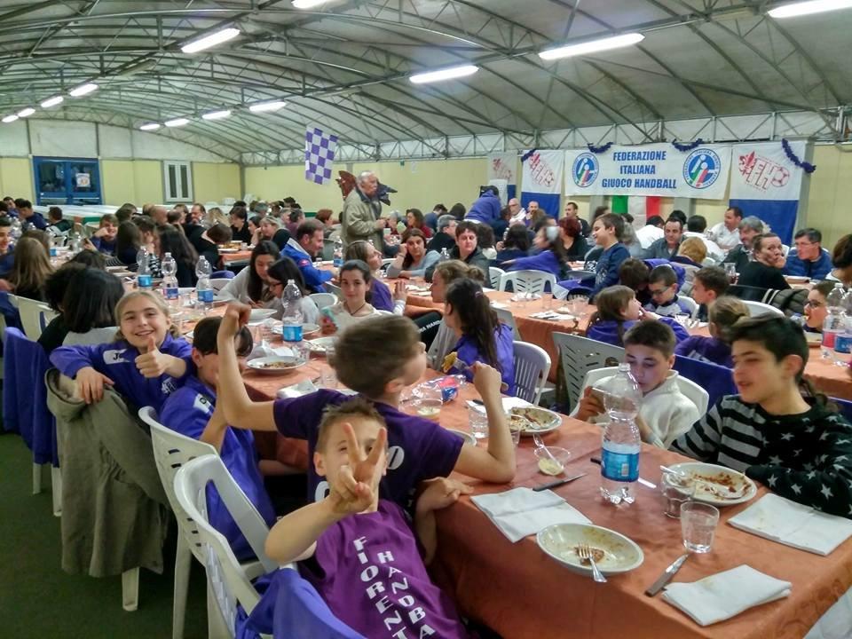 Fiorentina Handball. Cena sociale con brindisi di augurio per la nuova stagione