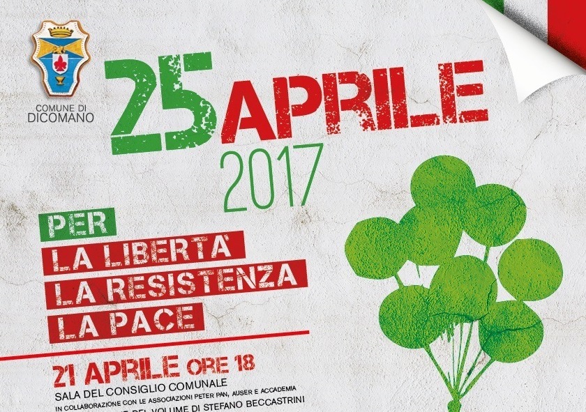 25 Aprile. Dicomano festeggia la Liberazione, da venerdì