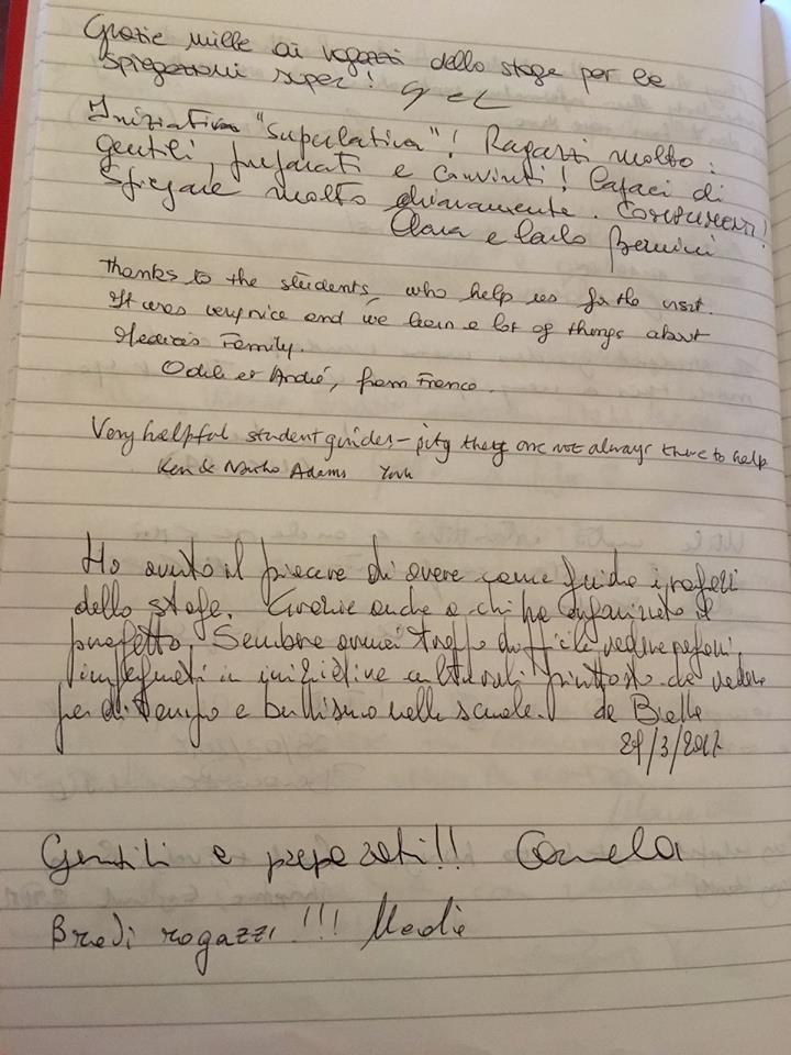 Giotto Ulivi, ragazzi guide a Palazzo Pitti. E i turisti ringraziano