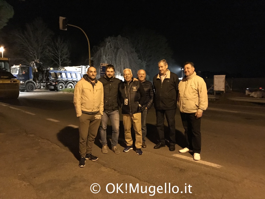 Rotonda delle Mozzete: notte di lavori. Siamo andati a vedere