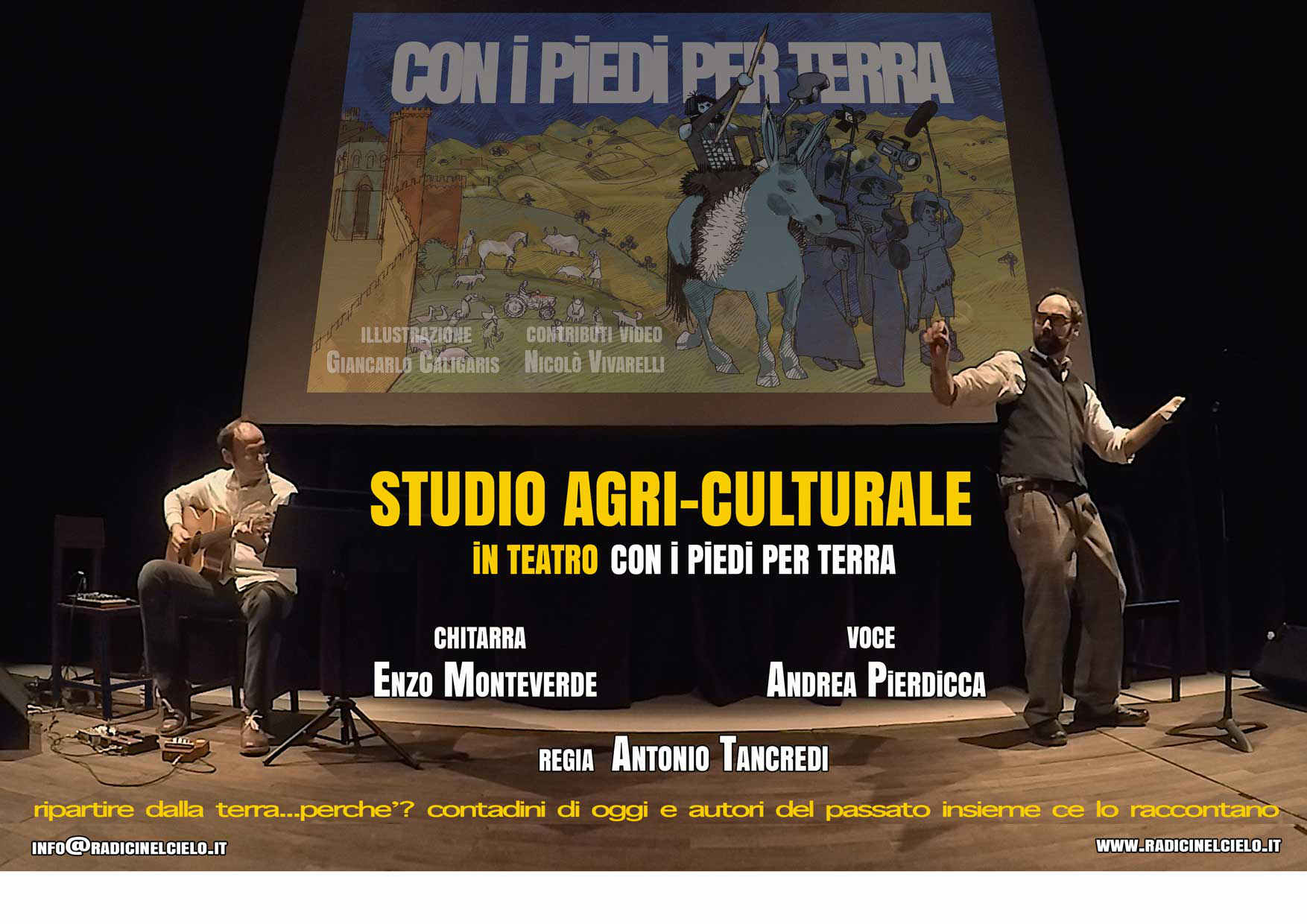 Locandina dello spettacolo alla Madonna del Sasso