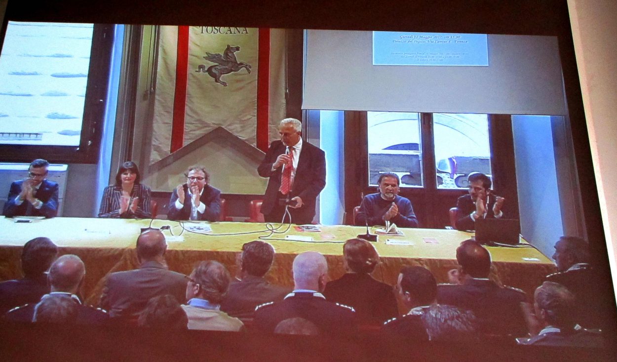 Gastone Nencini in mostra a Firenze in occasione del 100° anniversario del Giro d’Italia