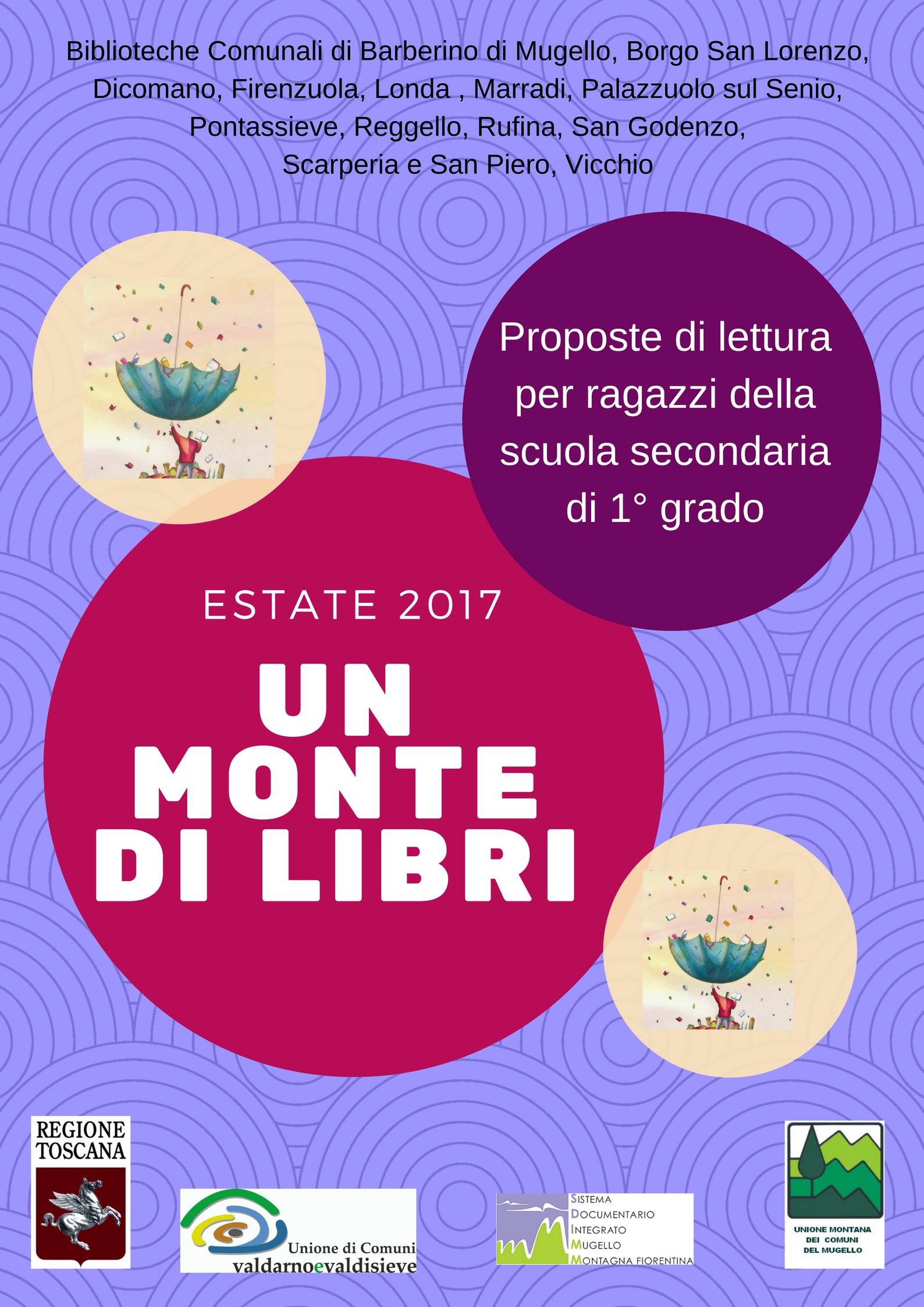 Lettura per under 14. Quarta edizione di Un monte di libri