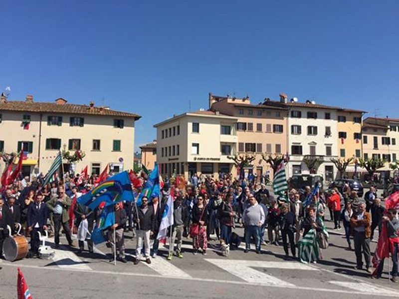 Primo Maggio a Barberino, per il lavoro. Foto del Giorno