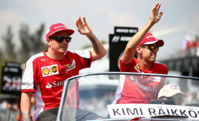 Mugello. Vettel e Raikkonen in autodromo