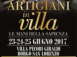 Fine settimana con Artigiani in Villa. Le Mani della sapienza