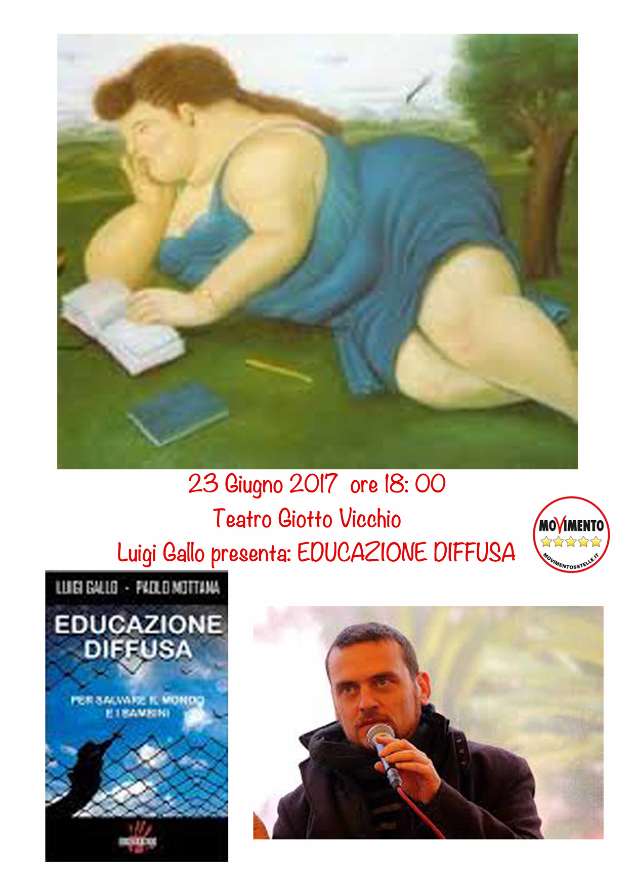 Libri in redazione. Educazione Diffusa A Vicchio il Parlamentare M5S Luigi Gallo