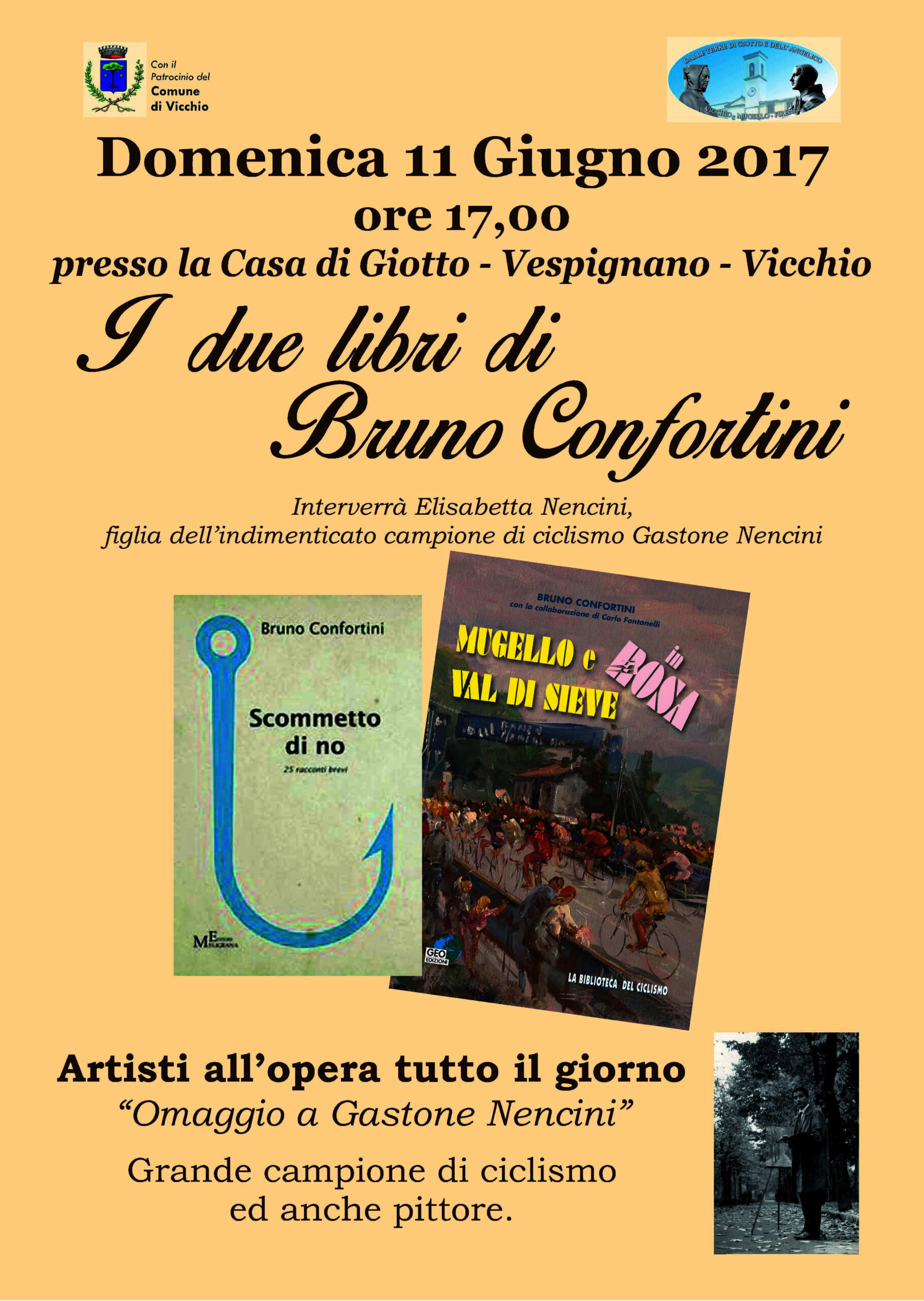 Libri, doppia presentazione alla casa di Giotto a Vespignano. Info