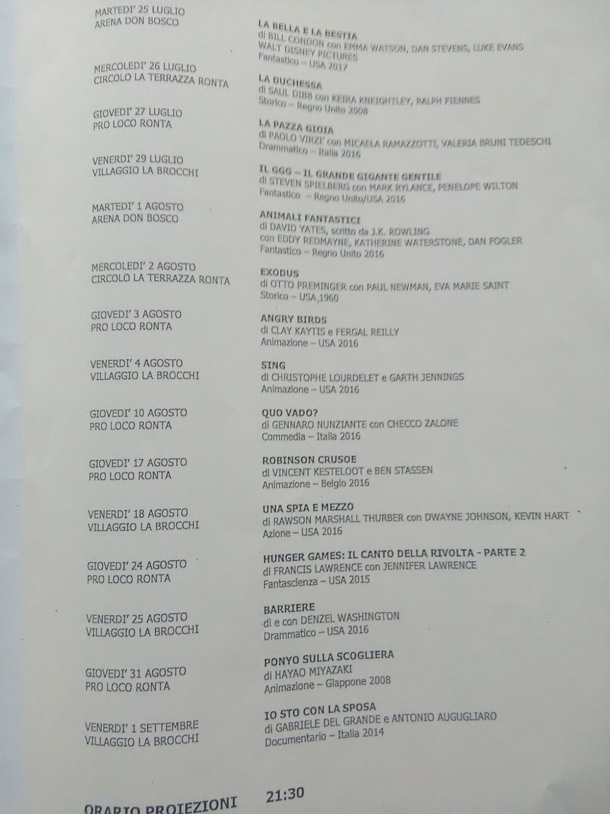 cinema sotto stelle 2