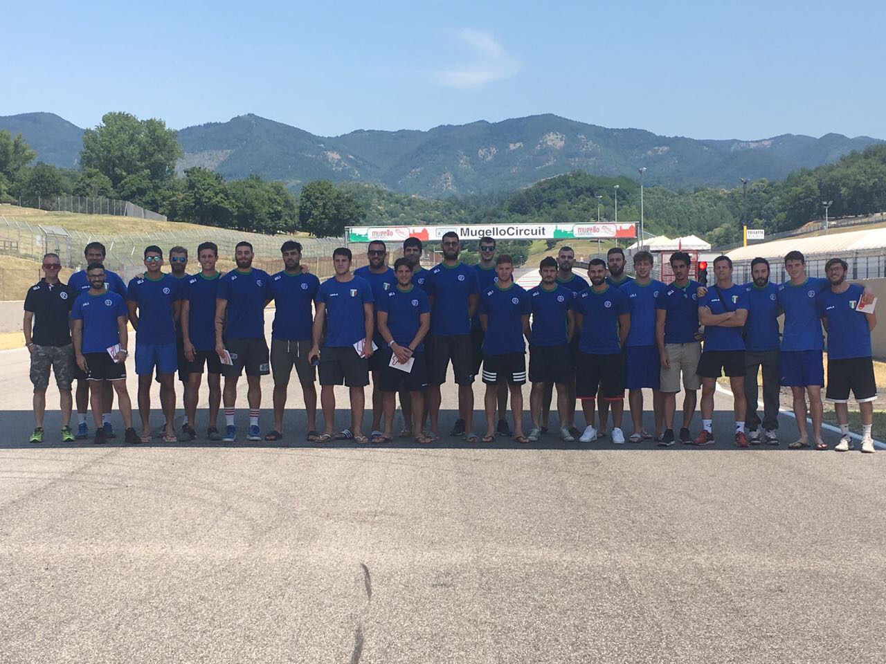 La nazionale di pallamano in visita all' Autodromo. Le foto di OK!Mugello