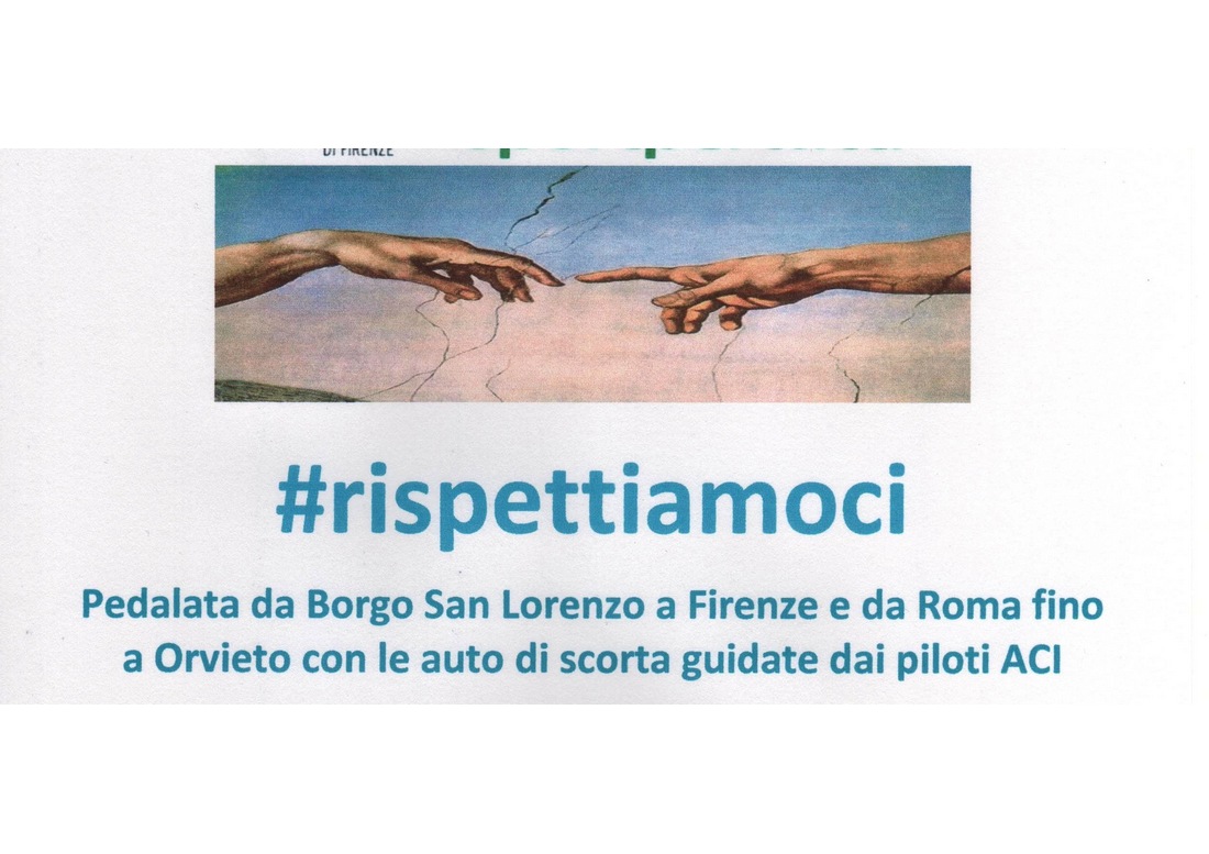 #rispettiamoci Ciclisti mugellani a Orvieto per la legge 'salvaciclisti'