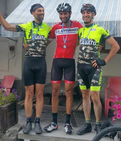 Stefano Zeni vincitore della 20° cronoscalata Borgo la Colla