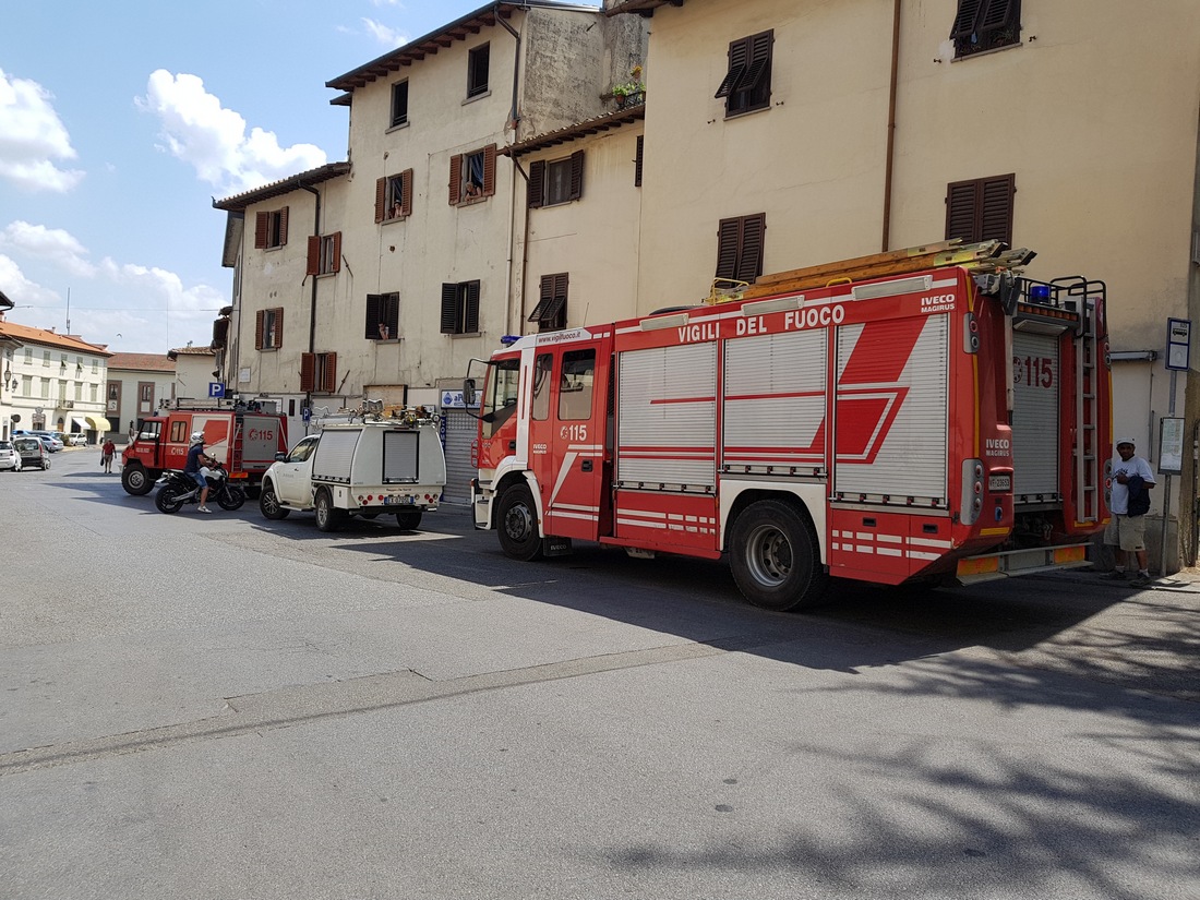pompieri borgo Piazza del Poggio