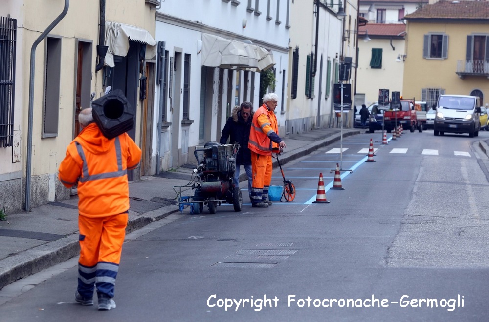 Dopo gli asfalti le strisce. Ecco dove si lavora a Borgo