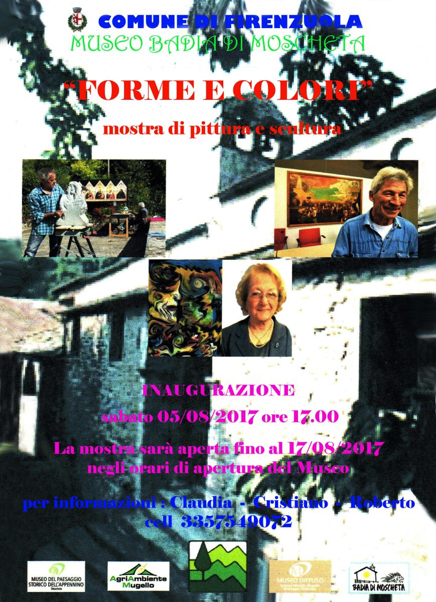 Forme e Colori mostra di pittura e scultura alla Badia di Moscheta