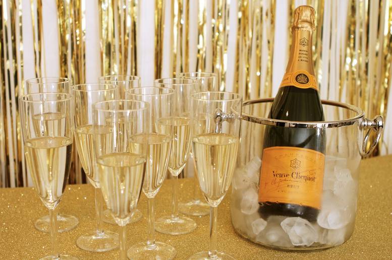 Un conosciuto champagnme francese, il Vevuve Clicquot