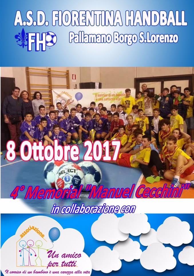 Sport e Solidarietà. 4° Torneo di Pallamano Manuel Cecchini