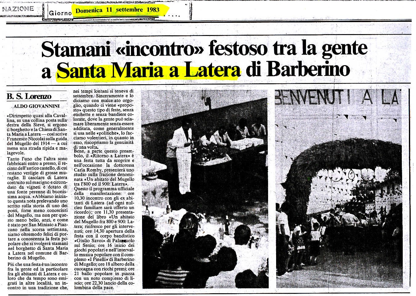 La tradizionale Festa Agricola di Latera. Info e programma della giornata