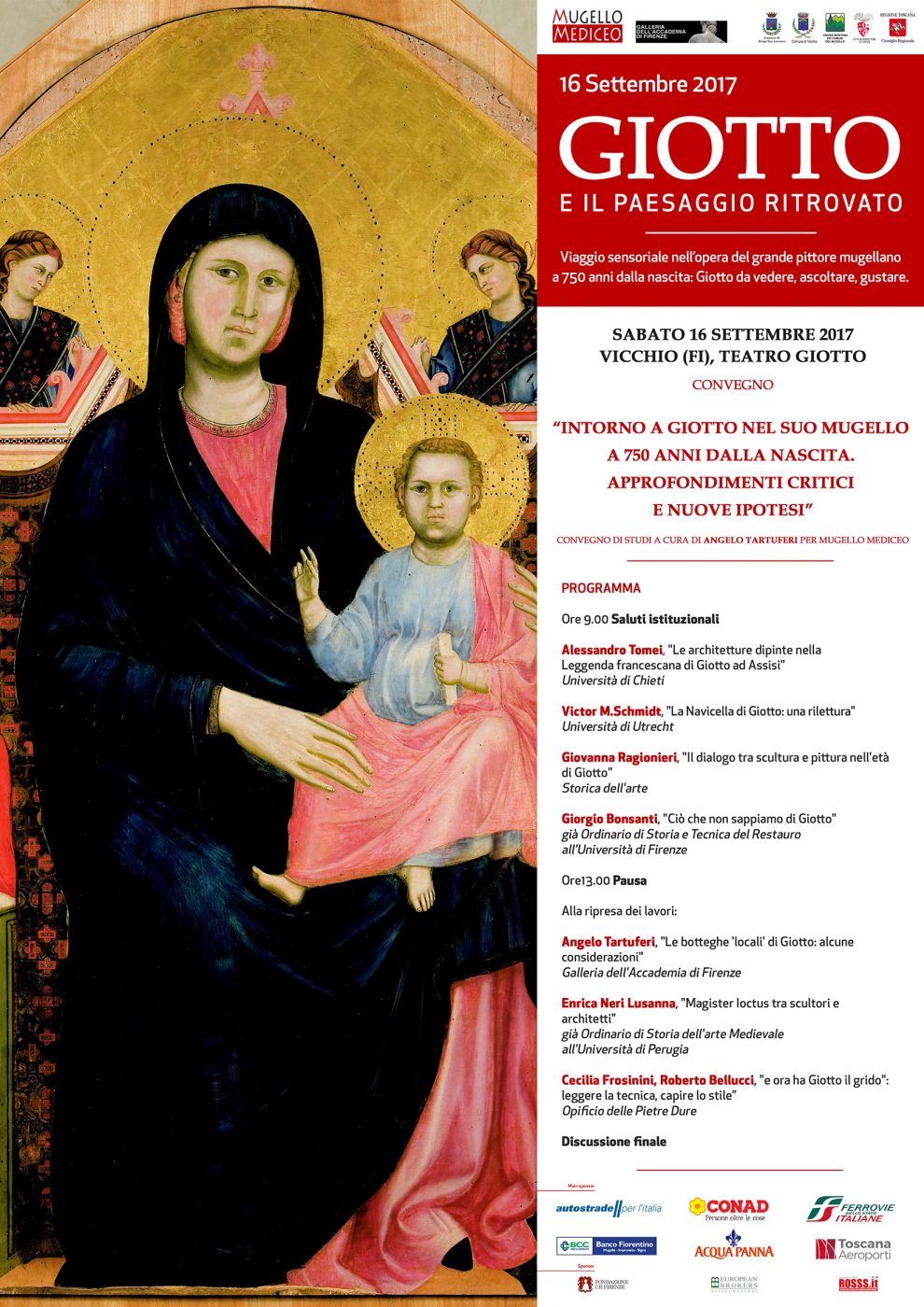 Intorno a Giotto nel suo Mugello. Grande convegno a Vicchio