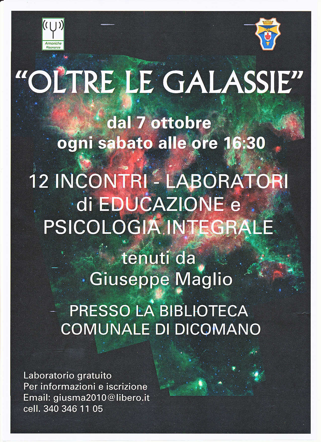 Oltre le Galassie. Ciclo di incontri a Dicomano